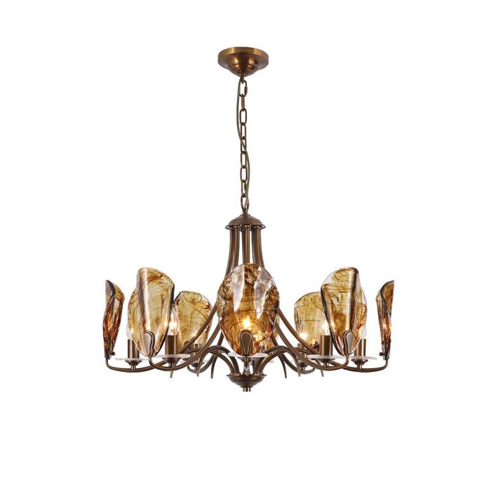 Amber Shell Chandelier - Image 1