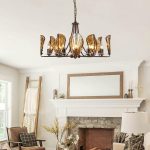 Amber Shell Chandelier - Image 2