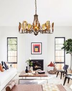 Amber Shell Chandelier - Image 7