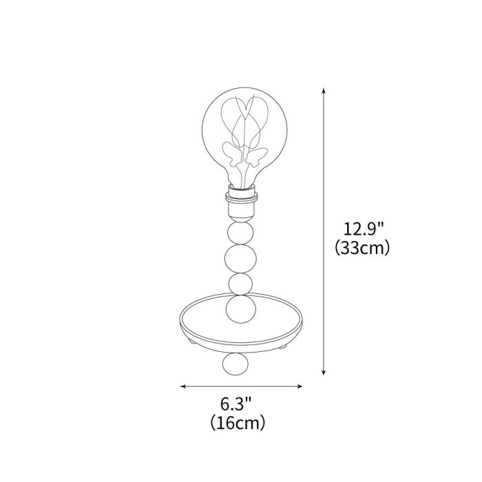 Anli Love Table Lamp 6.3" - Image 3