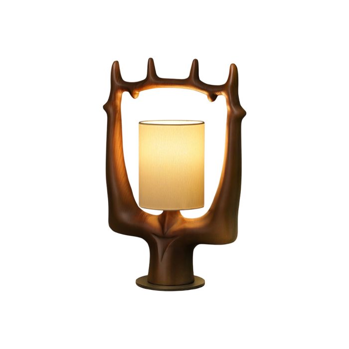 Antler Ring Table Lamp - Image 1