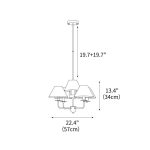 Capucine Chandelier 22.4" - Image 3