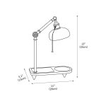 Christian Dell Table Lamp 5.1" - Image 3