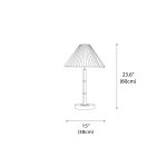 Cone Pleated Table Lamp - Image 3