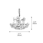 Crystal Flower Chandelier - Image 3