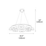 Eclipse Halo Chandelier - Image 4
