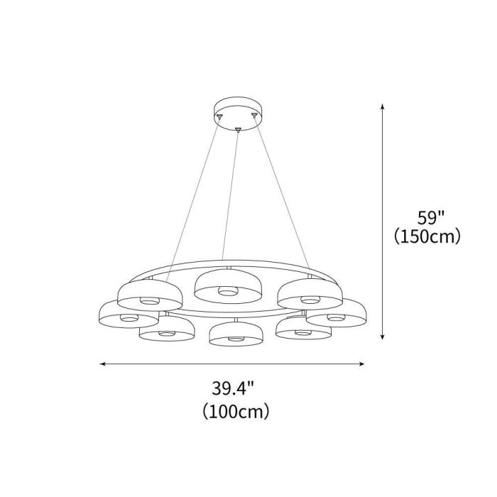 Eclipse Halo Chandelier - Image 4