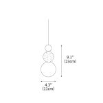 Elara Duo Pendant Lamp 4.3" - Image 3