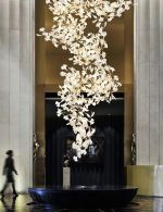 Ginkgo Leaf Cluster Chandelier - Image 12
