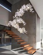 Ginkgo Leaf Cluster Chandelier - Image 17