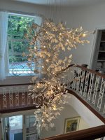 Ginkgo Leaf Cluster Chandelier - Image 8