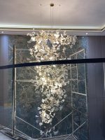 Ginkgo Leaf Cluster Chandelier - Image 16