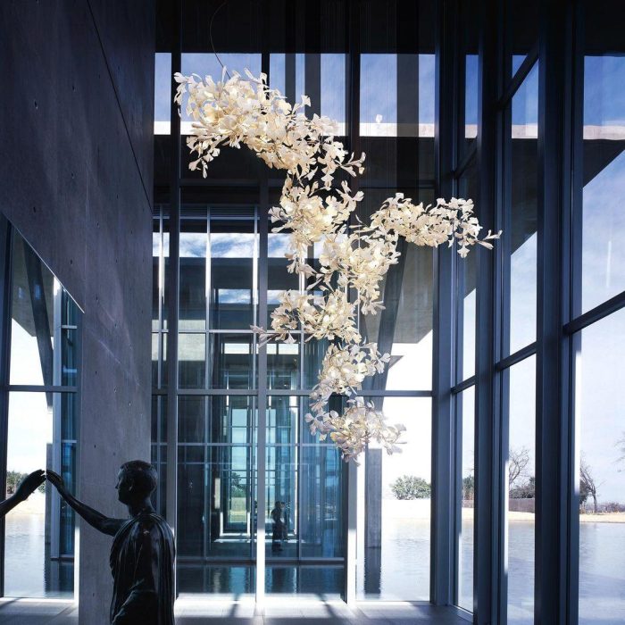Ginkgo Leaf Cluster Chandelier - Image 5