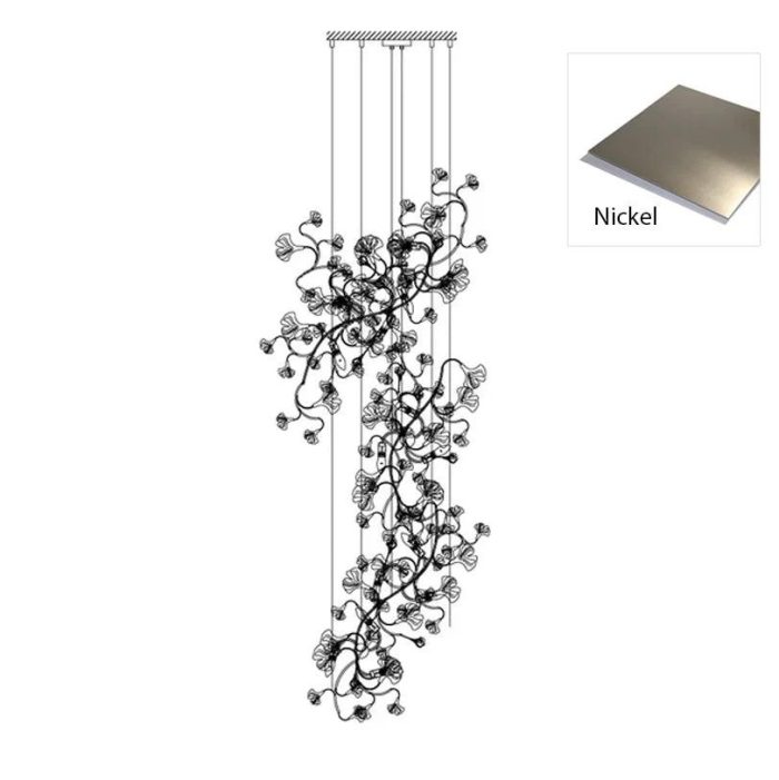 Ginkgo Leaf Cluster Chandelier - Image 18