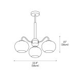 Hans Bergstrom Chandelier - Image 3