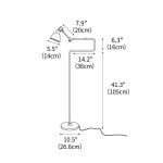 Versa Glide G411 Floor Lamp 10.5″ - Image 3