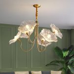 Lotus Leaf Glass Chandelier - Image 16