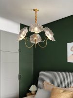 Lotus Leaf Glass Chandelier - Image 36