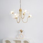 Lotus Leaf Glass Chandelier - Image 9