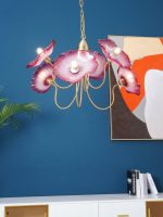 Lotus Leaf Glass Chandelier - Image 25