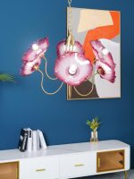 Lotus Leaf Glass Chandelier - Image 26