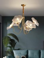 Lotus Leaf Glass Chandelier - Image 38
