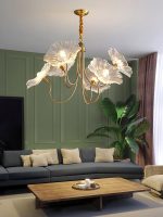 Lotus Leaf Glass Chandelier - Image 39