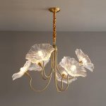 Lotus Leaf Glass Chandelier - Image 53