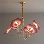 Lotus Leaf Glass Chandelier - Image 55