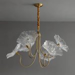 Lotus Leaf Glass Chandelier - Image 41