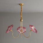 Lotus Leaf Glass Chandelier - Image 43