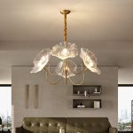 Lotus Leaf Glass Chandelier - Image 21
