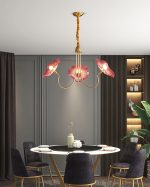 Lotus Leaf Glass Chandelier - Image 22