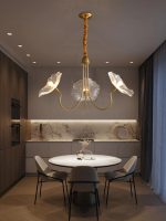 Lotus Leaf Glass Chandelier - Image 23
