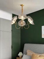 Lotus Leaf Glass Chandelier - Image 24