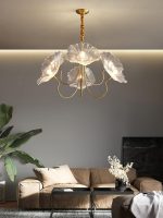 Lotus Leaf Glass Chandelier - Image 28