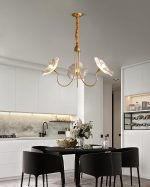 Lotus Leaf Glass Chandelier - Image 29