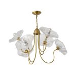 Lotus Leaf Glass Chandelier - Image 42