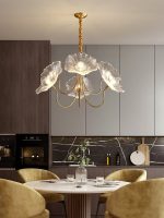 Lotus Leaf Glass Chandelier - Image 31