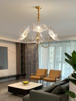 Lotus Leaf Glass Chandelier - Image 32