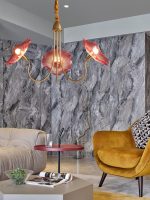 Lotus Leaf Glass Chandelier - Image 33