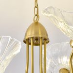Lotus Leaf Glass Chandelier - Image 48