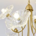 Lotus Leaf Glass Chandelier - Image 47