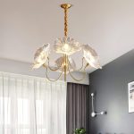 Lotus Leaf Glass Chandelier - Image 15