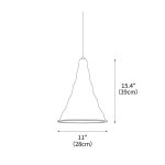 Mountain Peak Pendant Light 11" - Image 3