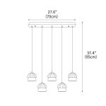 Mushroom Cluster Chandelier - Image 32