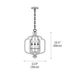 Ophelia Winter Chandelier - Image 3