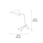 Serge Mouille Table Lamp 22.4" - Image 3